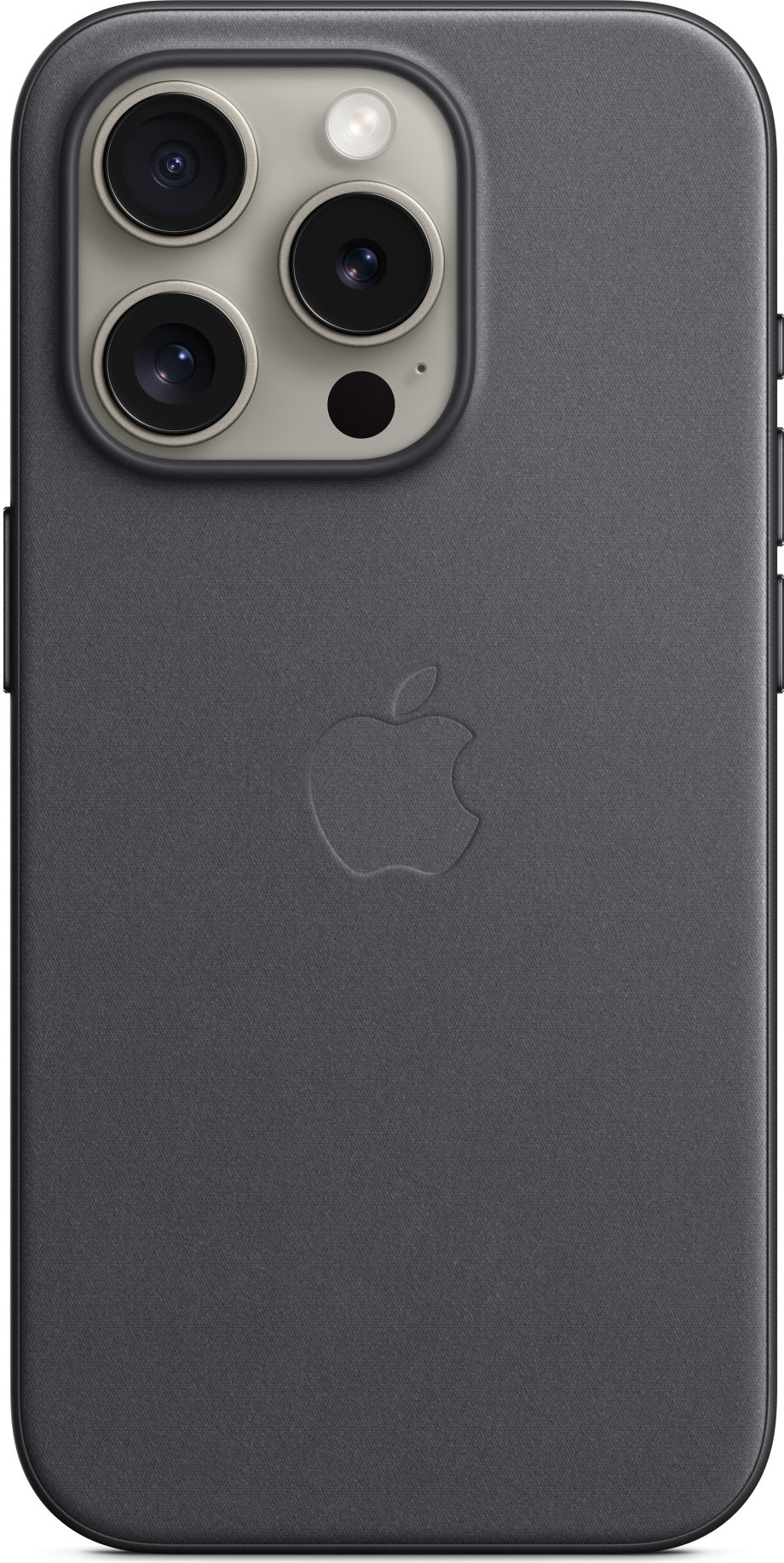 iPhone 15 Pro Feingewebe Case mit MagSafe - Schwarz