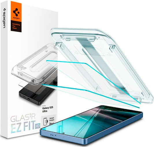 Spigen GLAS.tR ez Fit HD Samsung Galaxy S25 Ultra Clear [2 PACK]