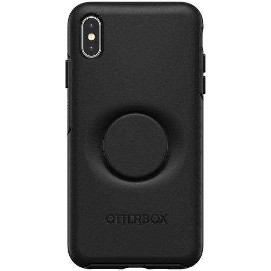 Otter + Pop Symmetry Back Cover Black for iPhone Xs Max