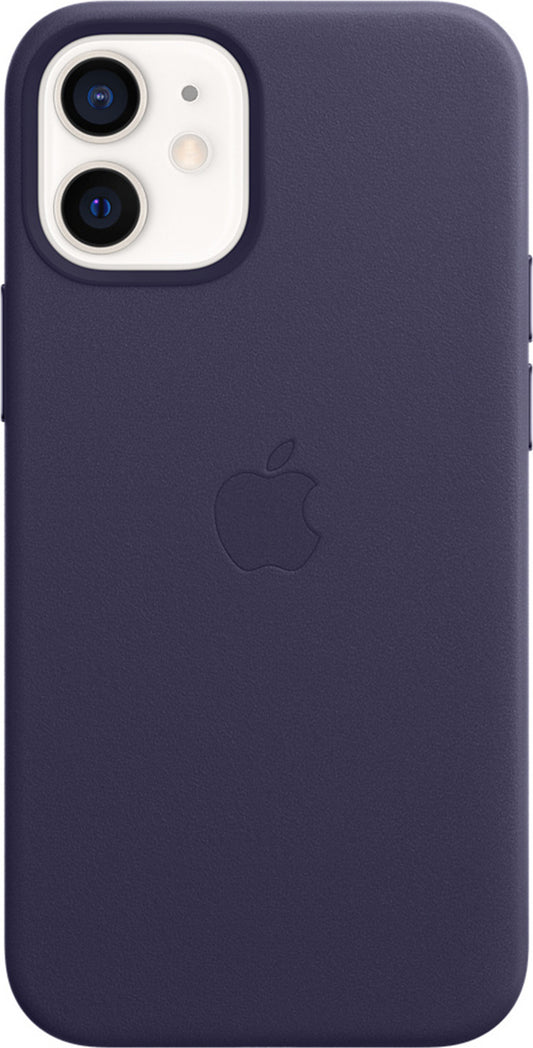 Apple iPhone 12 Mini Hülle - Echtleder - Hard Case/Backcover - Blau