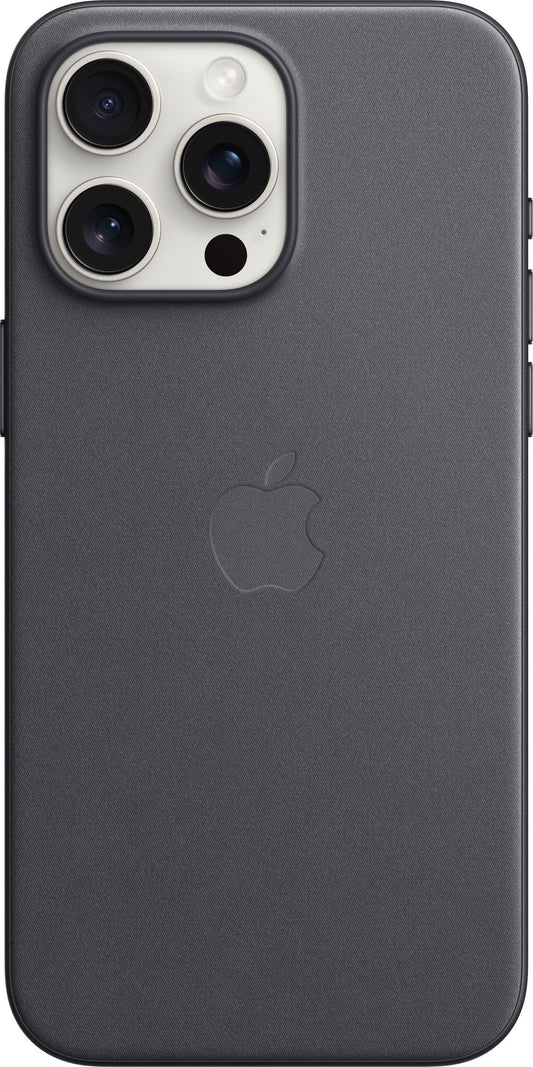 iPhone 15 Pro Max Feingewebe Case mit MagSafe - Schwarz