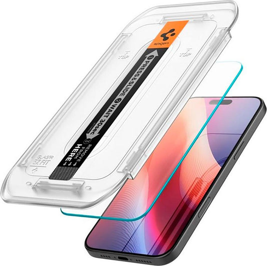 Spigen 2x Screen Protector for iPhone 17 Pro / 17 / 16 Pro Tempered Glass Screen Protector